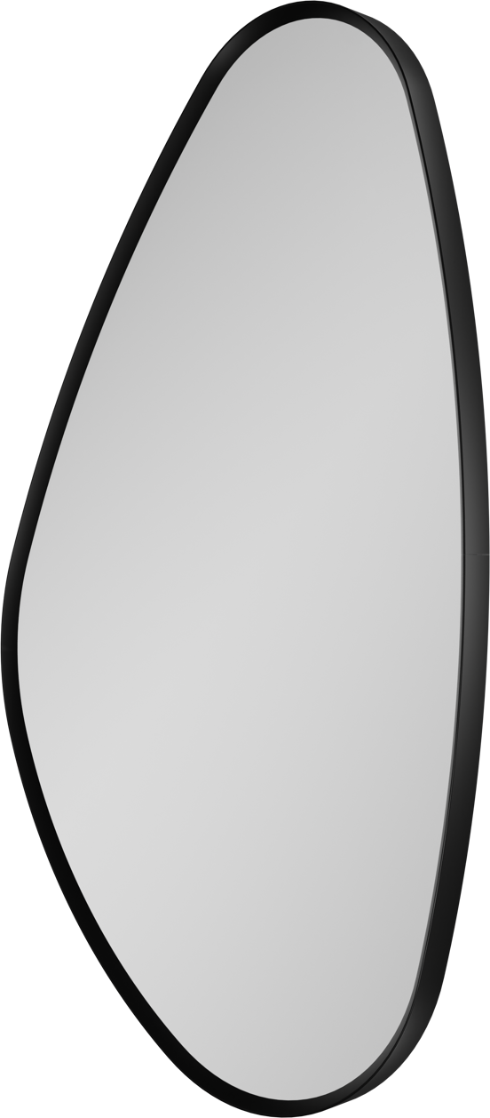 Balmani Auro miroir de toilette organique noir 35 x 60 cm