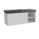 Storke Edge meuble salle de bains avec plan vasque Scuro High