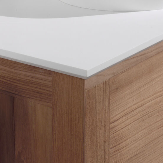 Balmani Facetta tablette simple mat Solid Surface 90 x 55 cm