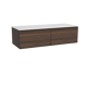 Storke Edge badkamermeubel met Tavola wastafelblad voor waskom(men)