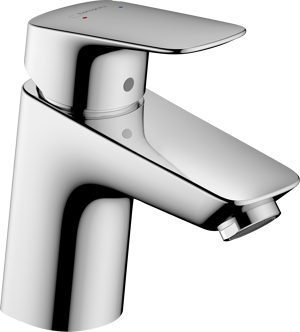 Hansgrohe Logis 70 verlaagde wastafelkraan glanzend chroom