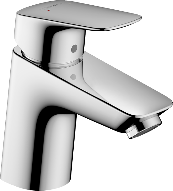 Hansgrohe Logis 70 Niedrige Waschtischarmatur Chrom glänzend