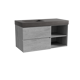 Storke Edge meuble salle de bains avec plan vasque Scuro High