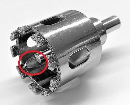 Santeg Diamantbohrer mit Zentrierhilfe, Ø 35mm