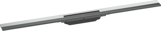 Hansgrohe RainDrain Flex Fertigset Duschrinne kürzbar 90cm Glänzend Chrom