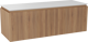 Balmani Eclips meuble salle de bains avec tablette pour vasques Eclips