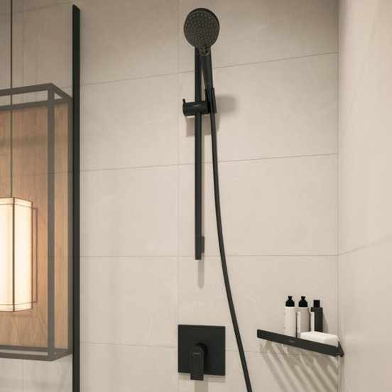 Hansgrohe Isiflex Flexible de douche 125 cm pvc noir mat