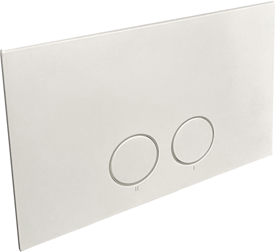 Perleas bedieningspaneel mat wit voor Ideal Standard Prosys inbouwreservoir