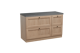 Balmani Lemon badkamermeubel met Rock wastafelblad voor waskom(men)