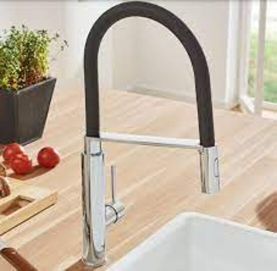 Grohe Concetto keukenkraan met uittrekbare handdouche glanzend chroom