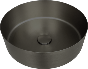 Balmani Accia waskom Brushed GunMetal roestvrij staal rond Ø 36 cm