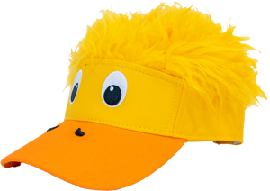 X²O Casquette Ducky avec perruque jaune