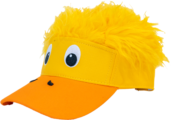 X²O Casquette Ducky avec perruque jaune