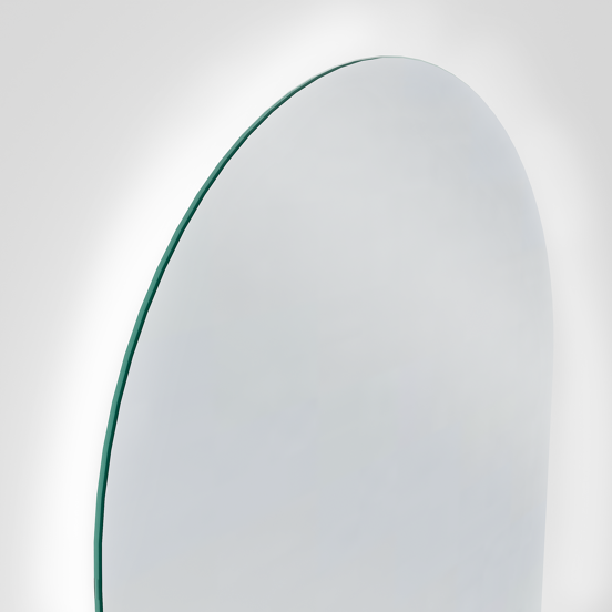 Storke Somma ovaal badkamerspiegel 45 x 90 cm met spiegelverlichting en anti-damp
