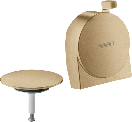 Hansgrohe Exafill Badvulling overloop -en afvoergarnituur Brushed bronze