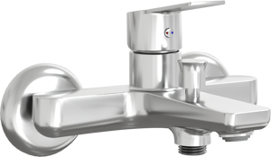 Linie Mila robinet baignoire chrome brillant