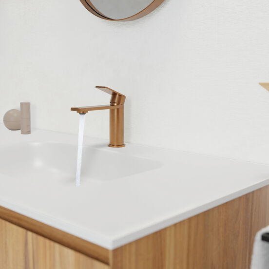 Blaufoss Fenix EcoStart robinet de lavabo standard brushed rosegold