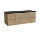 Storke Edge badkamermeubel met Panton wastafelblad voor waskom(men)