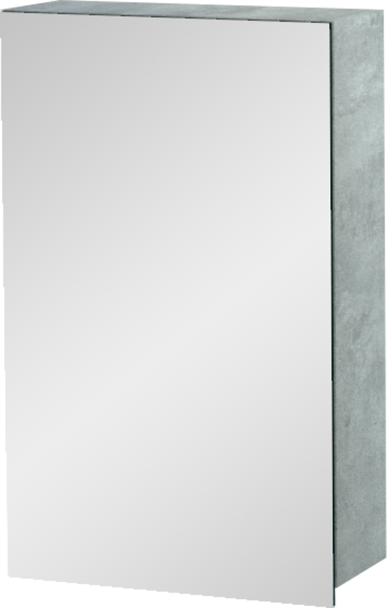 Balmani Lucida spiegelkast 45 x 16 cm beton zilvergrijs