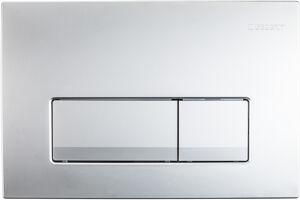 Delta 50 bedieningspaneel mat chroom voor Geberit Duofix UP100 inbouwreservoir