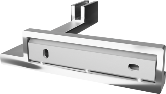 Balmani Modular korte stabilisatiestang links 18x14cm glanzend chroom