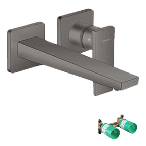 Hansgrohe Metropol  robinet de lavabo à encastrer brushed black chrome incl élément intégré