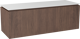 Balmani Eclips meuble salle de bains avec tablette pour vasques Stretto