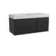 Storke Ribs meuble salle de bains avec lavabo Mata High