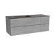 Storke Edge badkamermeubel met Scuro wastafel