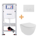 Geberit UP320 toiletset met Moreno hangtoilet