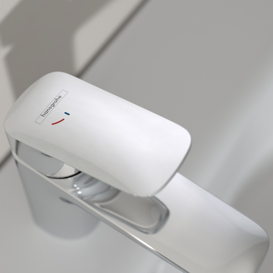 Hansgrohe Logis 70 Coolstart Waschbecken Armatur: Chrom glänzend