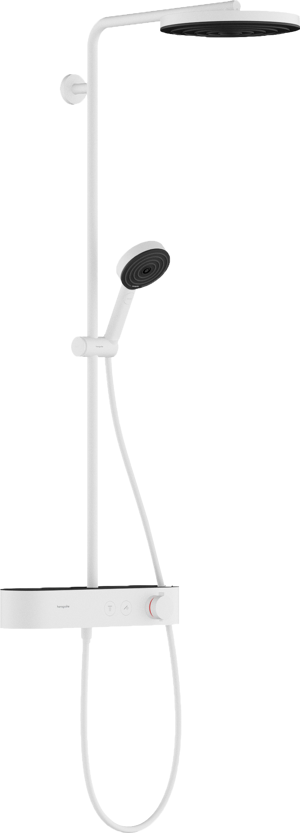 Hansgrohe Pulsify S260 Duschsystem mit Thermostat-Armatur Weiß matt