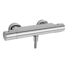 Blaufoss Neringa Thermostat-Duscharmatur: Chrom glänzend