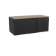 Storke Ribs meuble salle de bains avec tablette pour vasques Panton