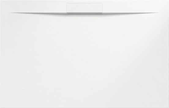 Balmani Dolce Duschwanne: 140 x 90 cm, Solid Surface, Weiß matt