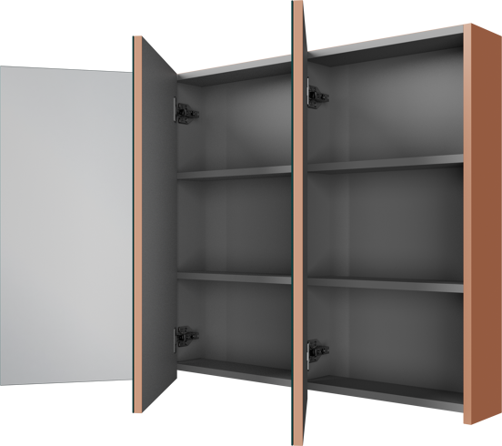 Linie Montro armoire de toilette 120 x 75 cm cotto