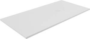 Balmani Impress douchebak 180 x 90 cm composiet wit rock structuur