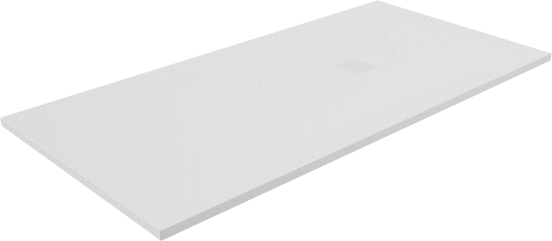 Balmani Impress receveur de douche 180 x 90 cm composite blanc structure rock