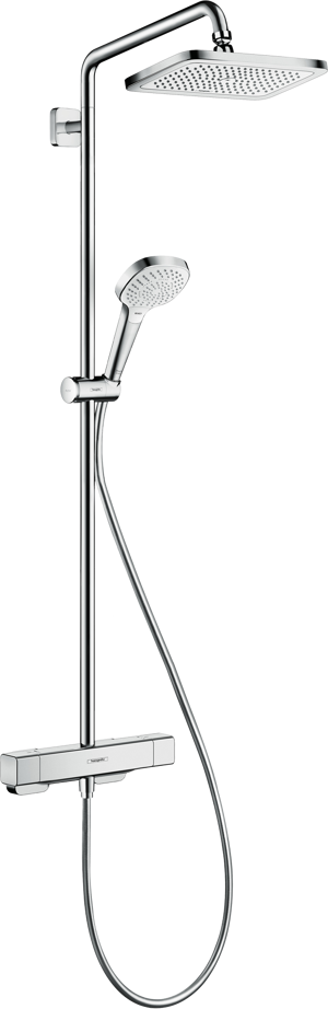 Hansgrohe Croma E280 colonne de douche de pluie robinet thermostatique chrome brillant