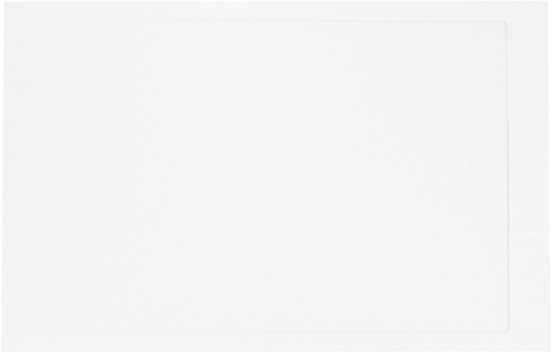 Balmani Indus receveur de douche 140 x 90 cm marbre composite blanc mat structure en ardoise