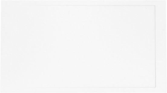 Balmani Indus douchebak 160 x 90 cm composietmarmer mat wit leisteenstructuur