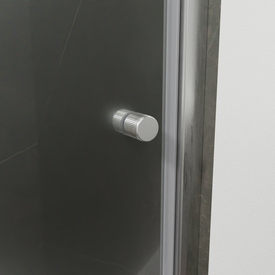 Luca Varess Kuresa douche draaideur 85 x 200 cm helder glas glanzend chroom profiel