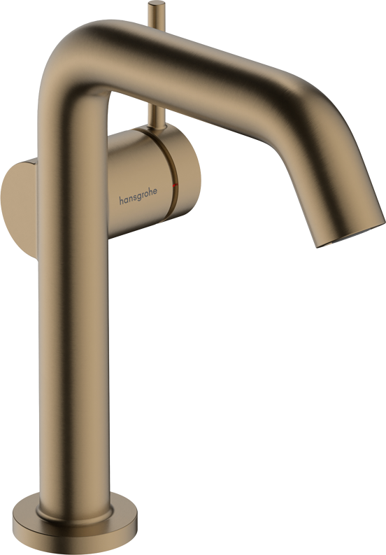 Hansgrohe Tecturis S150 verlaagde wastafelkraan brushed bronze