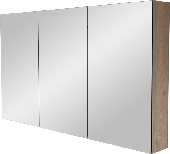Storke Reflecta spiegelkast 130 x 75 cm ruwe eik