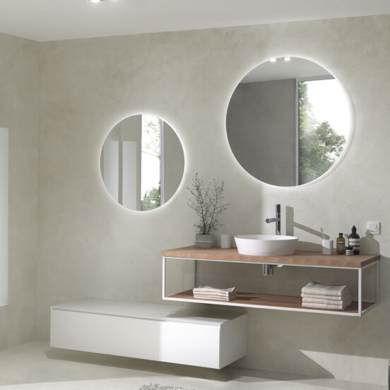 Balmani Giro miroir rond lumineux Ø 45 cm