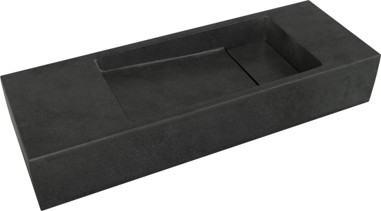 Balmani Mood Handwaschbecken: Granit, poliert, 55 x 20 cm