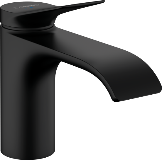 Hansgrohe Vivenis 80 verlaagde fonteinkraan mat zwart