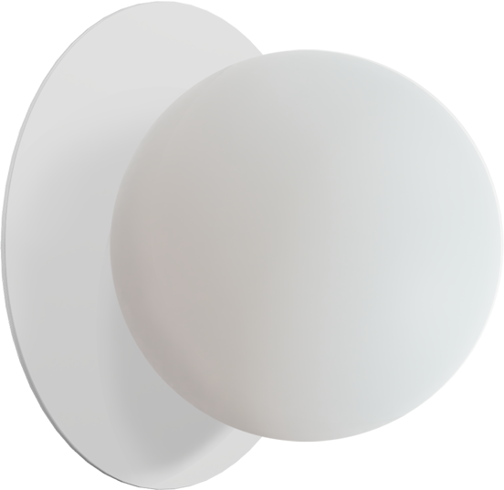 Balmani Pelota Disc medium LED Luminaire 16 cm blanc