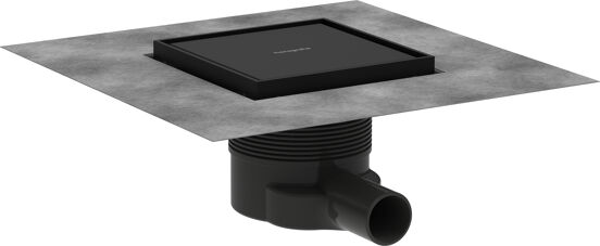 Hansgrohe RainDrain Brillance Punktablauf 15cm Schwarz matt