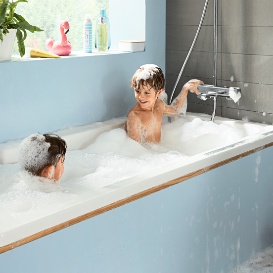 Hansgrohe Ecostat E Coolcontact robinet de bain thermostatique chrome brillant